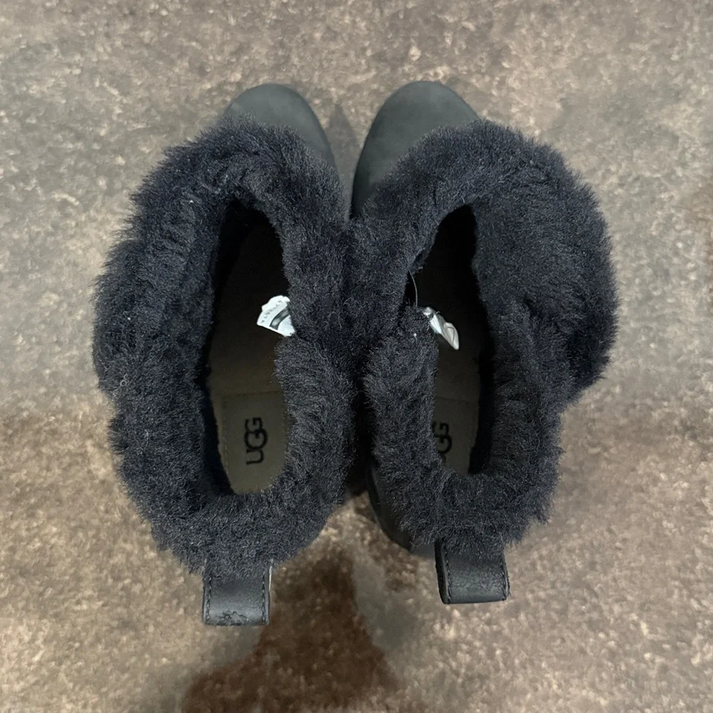 UGG Women's Devorah Waterproof‎ Black Wedge Boots